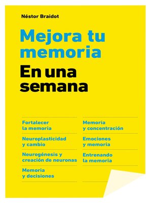 cover image of Mejora tu memoria en una semana